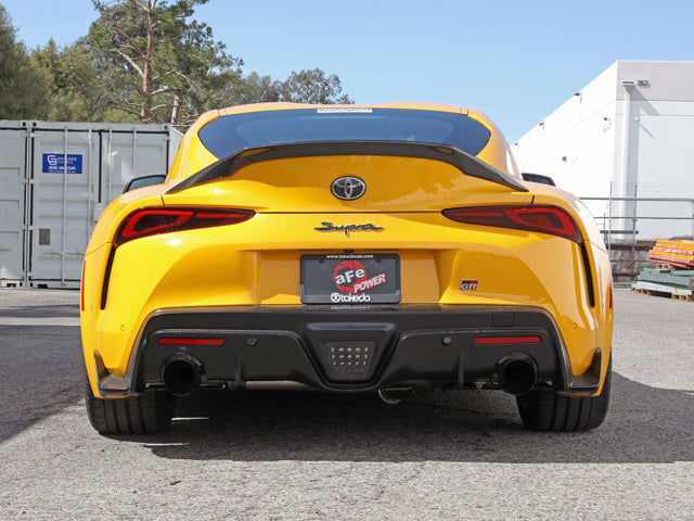 aFe POWER Takeda 2021 Toyota Supra 2.0L (t) 2.5in-3in 304 SS CB Exhaust w/ Black Tips - RPL Performance