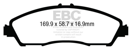 EBC 14+ Acura MDX 3.5 Greenstuff Front Brake Pads