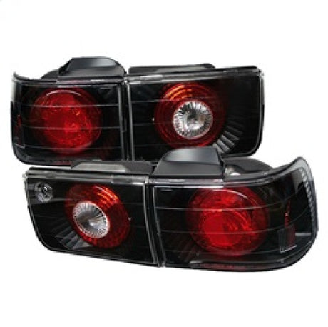 Spyder Honda Accord 92-93 4Dr Euro Style Tail Lights Black ALT-YD-HA92-4D-BK - RPL Performance