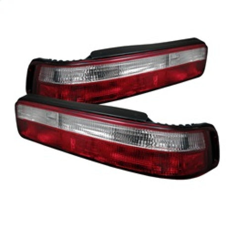 Spyder Acura Integra 90-93 2Dr Euro Style Tail Lights Red Clear ALT-YD-AI90-RC - RPL Performance