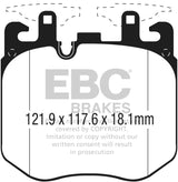 EBC 2015+ BMW 750 4.4L Twin Turbo (G12) Redstuff Front Brake Pads - RPL Performance