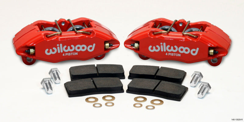 Wilwood DPHA Front Caliper & Pad Kit Red Honda / Acura w/ 262mm OE Rotor - RPL Performance