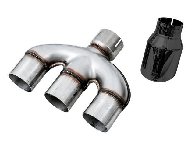 AWE Tuning 2016+ Honda Civic Si Touring Edition Exhaust w/Front Pipe & Triple Diamond Black Tips - RPL Performance