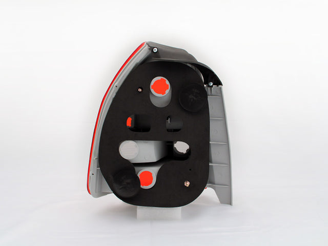 ANZO 1996-2000 Honda Civic Taillights Red/Smoke - RPL Performance