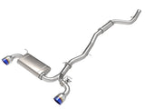 aFe POWER Takeda 2021 Toyota Supra 2.0L (t) 2.5in-3in 304 SS CB Exhaust w/ Blue Tips - RPL Performance