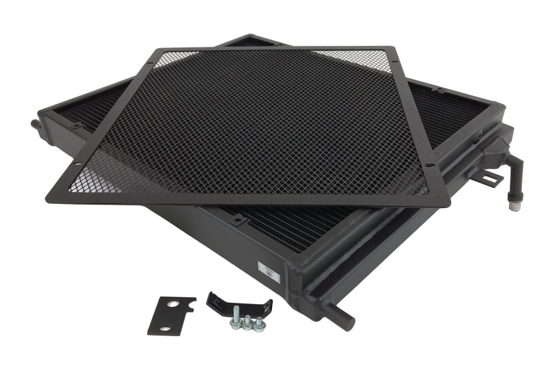 CSF BMW B58/B48 Front Mount Triple-Pass Heat Exchanger w/Rock Guard - Black - RPL Performance