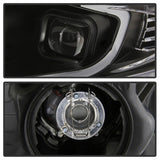 xTune 09-14 Acura TSX Projector Headlights - Light Bar DRL - Black (PRO-JH-ATSX09-LB-BK) - RPL Performance