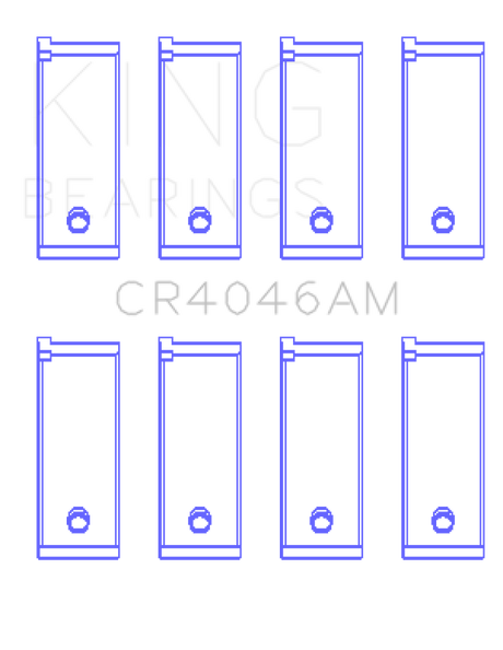 King Honda D16A/D16Y/D16Z (Size +0.25) Rod Bearing Set - RPL Performance