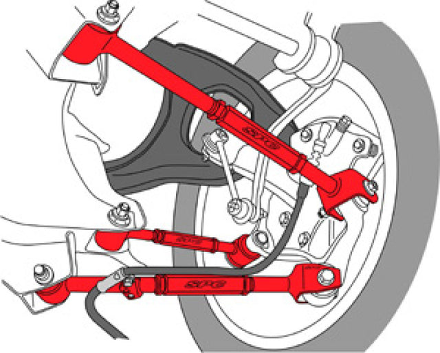 SPC Performance 08-13 Honda Accord/09-13 Acura TSX/TL Rear Adjustable Control Arm (Set of 3) - RPL Performance