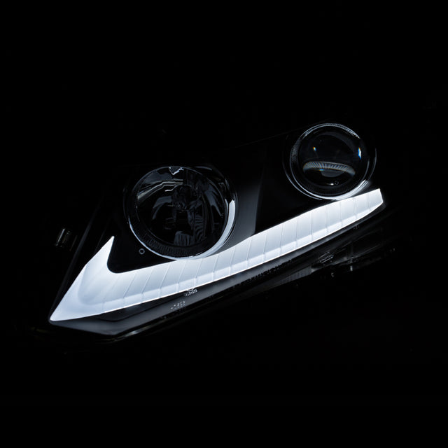 ANZO 2012-2015 Honda Civic Projector Headlights w/ U-Bar Chrome - RPL Performance