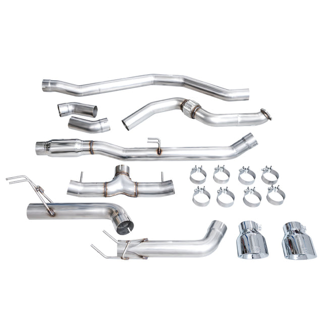 AWE Tuning 22+ Honda Civic Si/Acura Integra Track Edition Catback Exhaust - Dual Chrome Silver Tips - RPL Performance