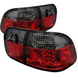 Spyder Honda Civic 96-98 4Dr LED Tail Lights Red Smoke ALT-YD-HC96-4D-LED-RS - RPL Performance