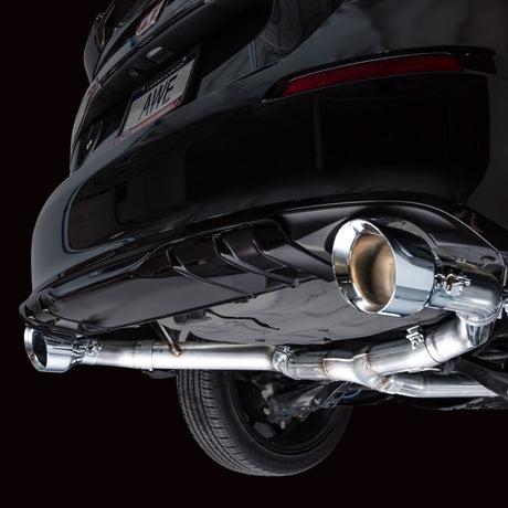 AWE Tuning 22+ Honda Civic Si/Acura Integra Track Edition Catback Exhaust - Dual Chrome Silver Tips - RPL Performance