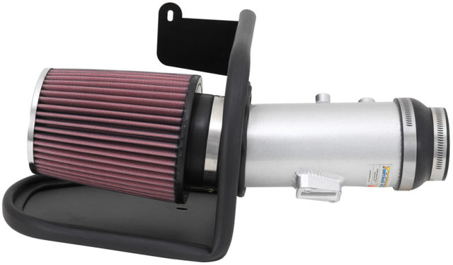K&N 13-14 Honda Accord 3.5L V6 69 Series Typhoon Air Intake System - Silver Cold Air Intake Kit - RPL Performance