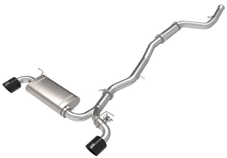 aFe POWER Takeda 2021 Toyota Supra 2.0L (t) 2.5in-3in 304 SS CB Exhaust w/ Black Tips - RPL Performance