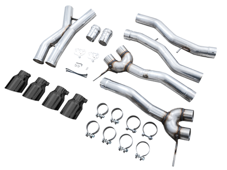 AWE Track Edition Catback Exhaust for BMW G8X M3/M4 - Diamond Black Tips - RPL Performance