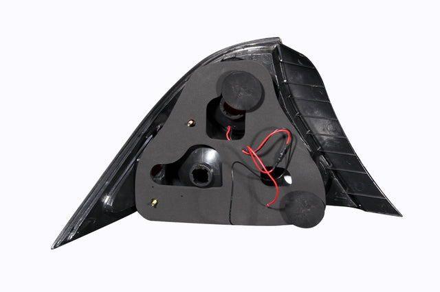 ANZO 2001-2003 Honda Civic Taillights Black w/ Halo - RPL Performance