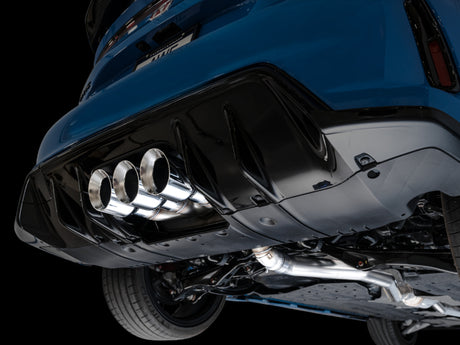 AWE Tuning 2023 Honda Civic Type R FL5 Touring Edition Exhaust w/ Triple Chrome Silver Tips - RPL Performance