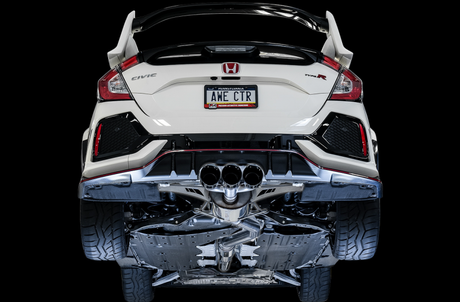 AWE Tuning 2017+ Honda Civic Type R Touring Edition Exhaust w/Front & Mid Pipe - Diamond Blk Tips - RPL Performance