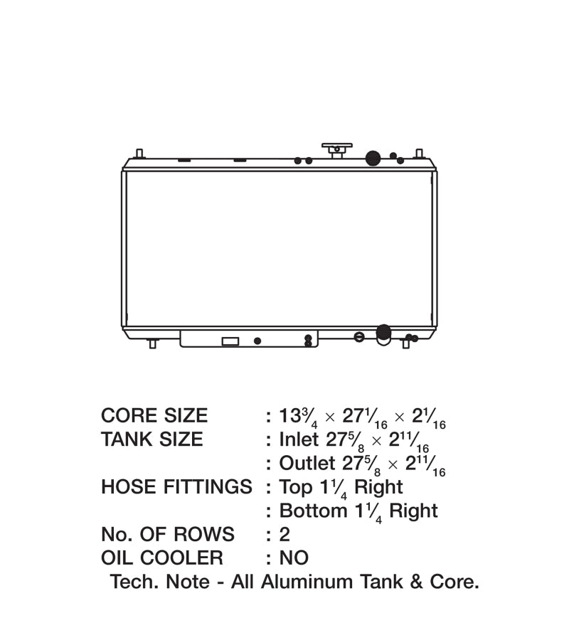 CSF 94-01 Acura Integra Radiator - RPL Performance