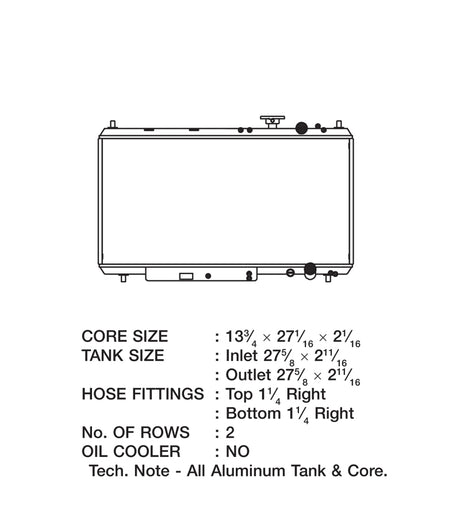 CSF 94-01 Acura Integra Radiator - RPL Performance