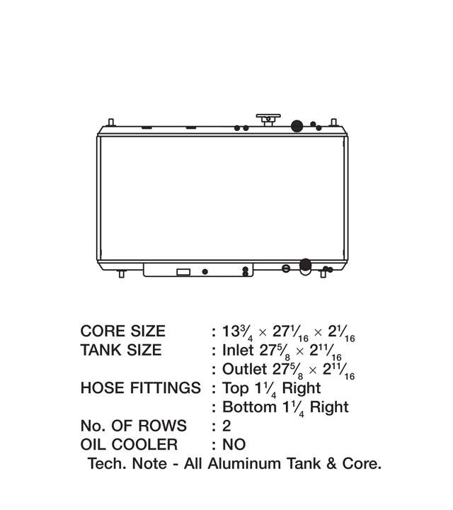 CSF 94-01 Acura Integra Radiator - RPL Performance