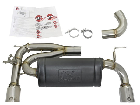 aFe MACHForce XP 16-17 BMW 340i/iX 440i/iX L6-3.0L (t) SS Axle-Back Exhaust w/Polished Tips - RPL Performance