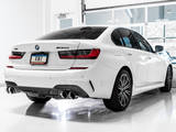 AWE Tuning 2019+ BMW M340i (G20) Track Edition Exhaust - Quad Chrome Silver Tips - RPL Performance