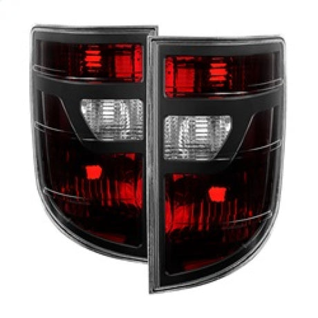 Xtune Honda Ridgeline Pickup 06-08 OEM Style Tail Lights Red Smoked ALT-JH-HRID06-OE-RSM - RPL Performance