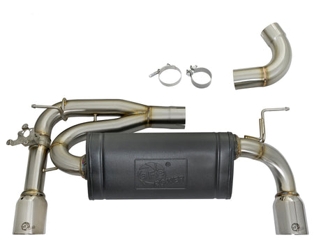 aFe MACHForce XP 16-17 BMW 340i/iX 440i/iX L6-3.0L (t) SS Axle-Back Exhaust w/Polished Tips - RPL Performance