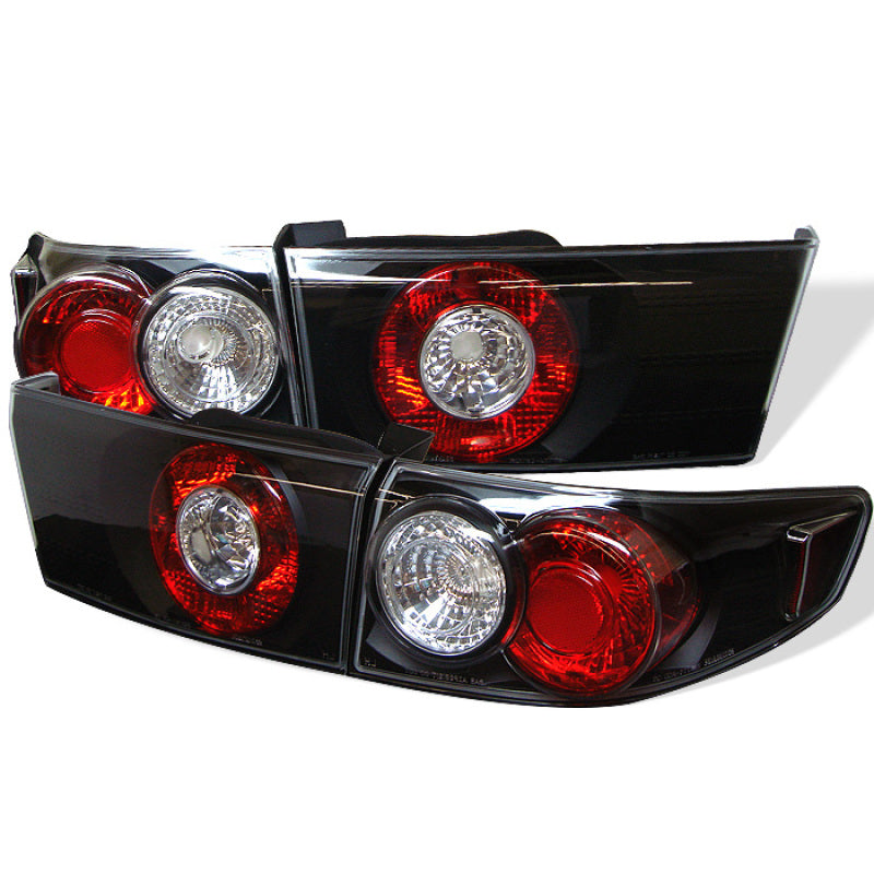 Spyder Honda Accord 03-05 4Dr Euro Style Tail Lights Black ALT-YD-HA03-4D-BK