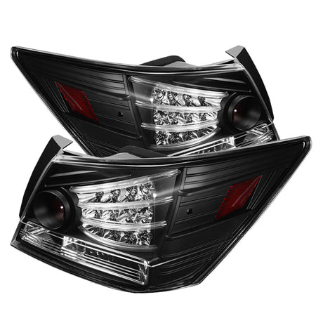 Spyder Honda Accord 08-12 4DR LED Tail Lights Black ALT-YD-HA08-4D-LED-BK - RPL Performance