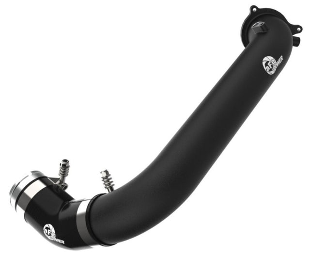 aFe BladeRunner Black 2-3/4in Aluminum Charge Pipe 2021 Toyota Supra GR (A90) I4-2.0L (t) B48 - RPL Performance