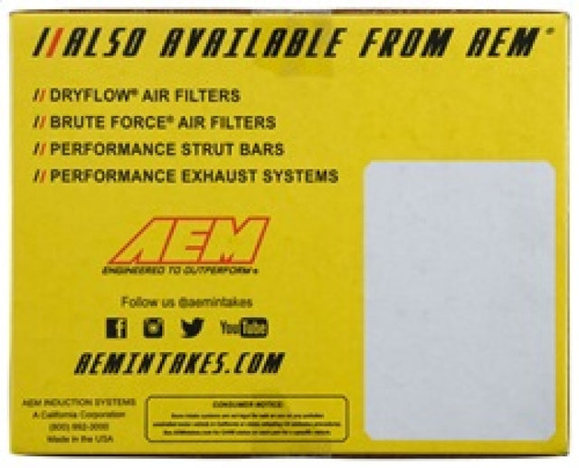 AEM C.A.S. 08-12 Honda Accord L4-2.4L F/I Cold Air Intake - RPL Performance