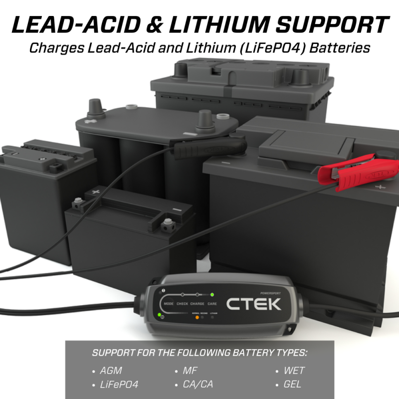 CTEK Battery Charger - CT5 Powersport - 2.3A - RPL Performance