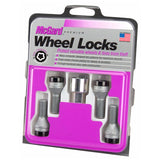 McGard Wheel Lock Bolt Set - 4pk. (Cone Seat) M12X1.5 / 17mm Hex / 25.5mm Shank Length - Black - RPL Performance