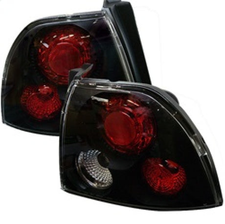 Spyder Honda Accord 94-95 Euro Style Tail Lights Black ALT-YD-HA94-BK - RPL Performance