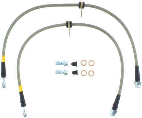 StopTech 06+ Civic Si Stainless Steel Front Brake Lines - RPL Performance