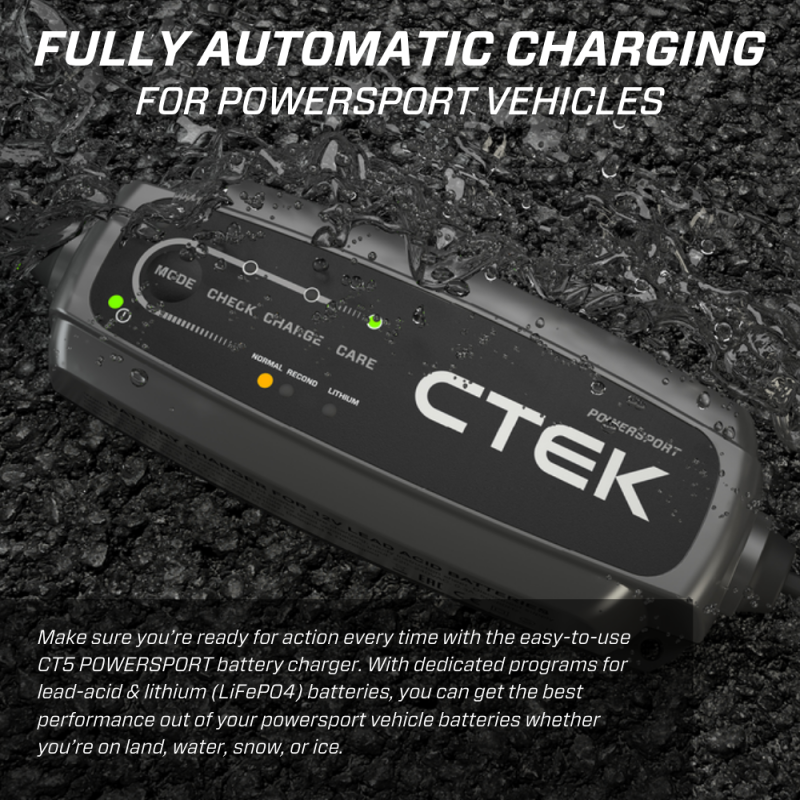 CTEK Battery Charger - CT5 Powersport - 2.3A - RPL Performance