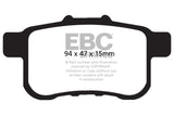 EBC 09-14 Acura TSX 2.4 Greenstuff Rear Brake Pads - RPL Performance