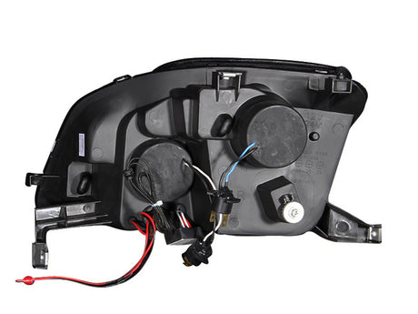 ANZO 1997-2001 Honda Prelude Projector Headlights w/ Halo Chrome w/ LED - RPL Performance