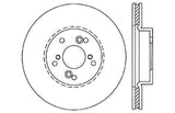 StopTech 99-08 Acura TL (STD Caliber) / 01-03 CL / 04-09 TSX Cross Drilled Left Front Rotor