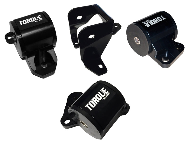 Torque Solution Billet Aluminum Mount Kit (2 Bolt): 96-00 Honda Civic EK B/D-Series - RPL Performance