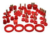 Energy Suspension 97-01 Honda Prelude (Type SH only) Red Hyper-Flex Master Bushing Set - RPL Performance