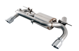 AWE Tuning BMW F3X 340i Touring Edition Axle-Back Exhaust - Chrome Silver Tips (90mm) - RPL Performance