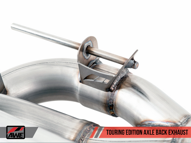 AWE Tuning BMW F3X 340i Touring Edition Axle-Back Exhaust - Diamond Black Tips (102mm) - RPL Performance