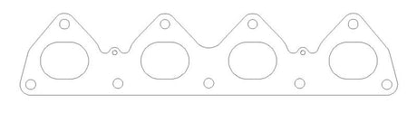Cometic Honda All H22S 92-01 .030 inch MLS Exhaust Manifold Gasket 1.770 inch X 1.380 inch Port - RPL Performance