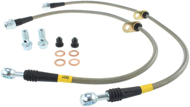 StopTech 06+ Civic Si Stainless Steel Front Brake Lines - RPL Performance