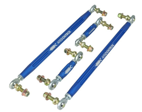 aFe Control 20-21 Toyota Supra 3.0L Adjustable End Links Kit - Front & Rear - RPL Performance