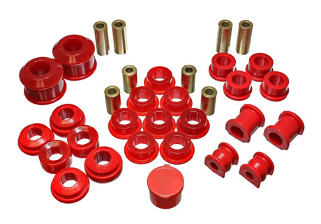 Energy Suspension 02-05 Honda Civic Si Red Hyper-Flex Master Bushing Set - RPL Performance